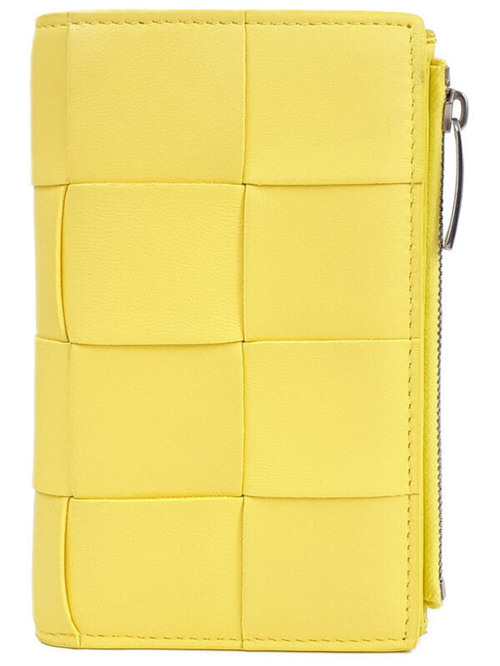 Bottega Veneta Cassette Bi fold Zipper Wallet Short